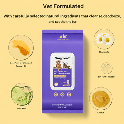 Wagmora Disposable Dog Grooming Wipes